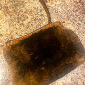 Patricia Nash fur wristlet